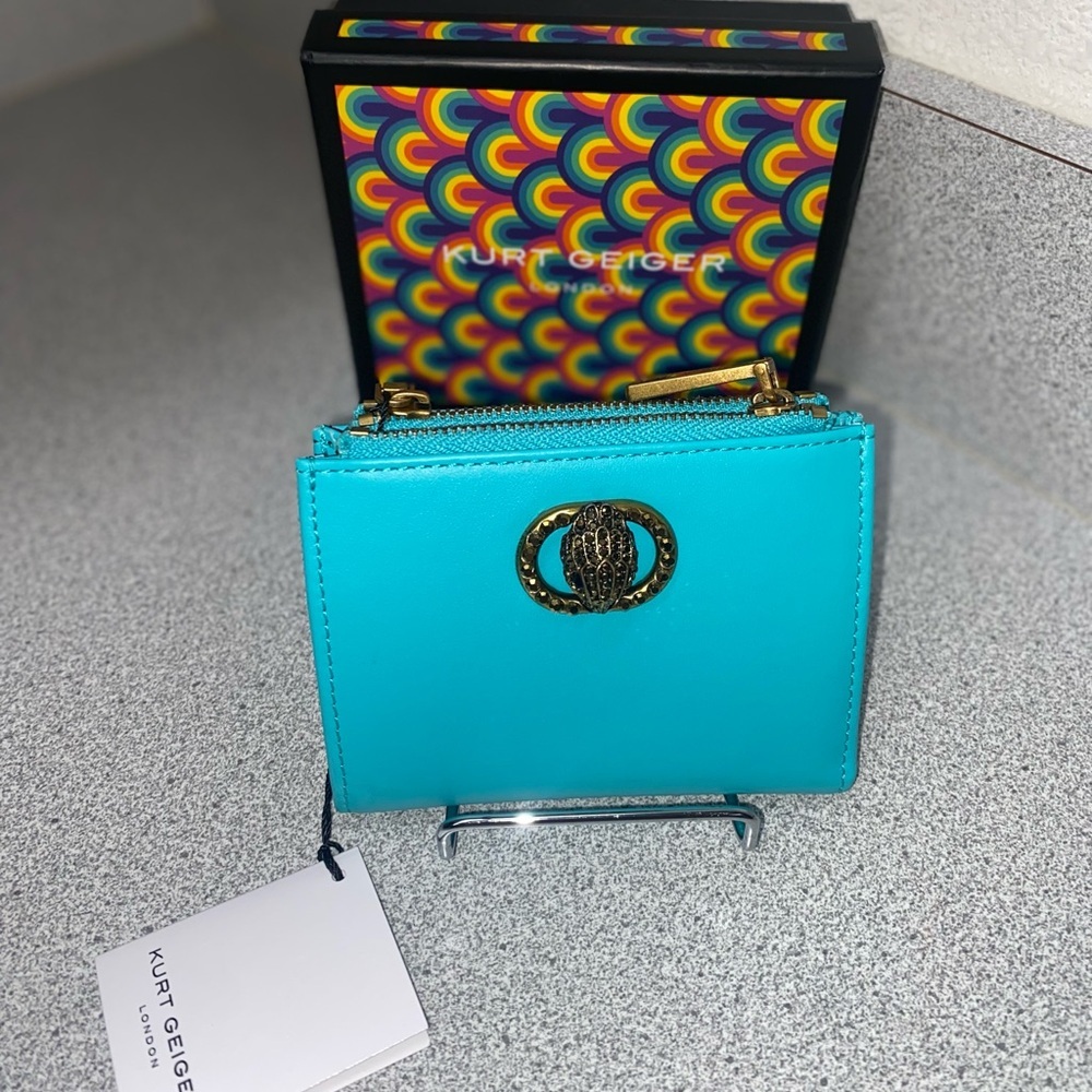 Kurt Geiger Turquoise Wallet NWT